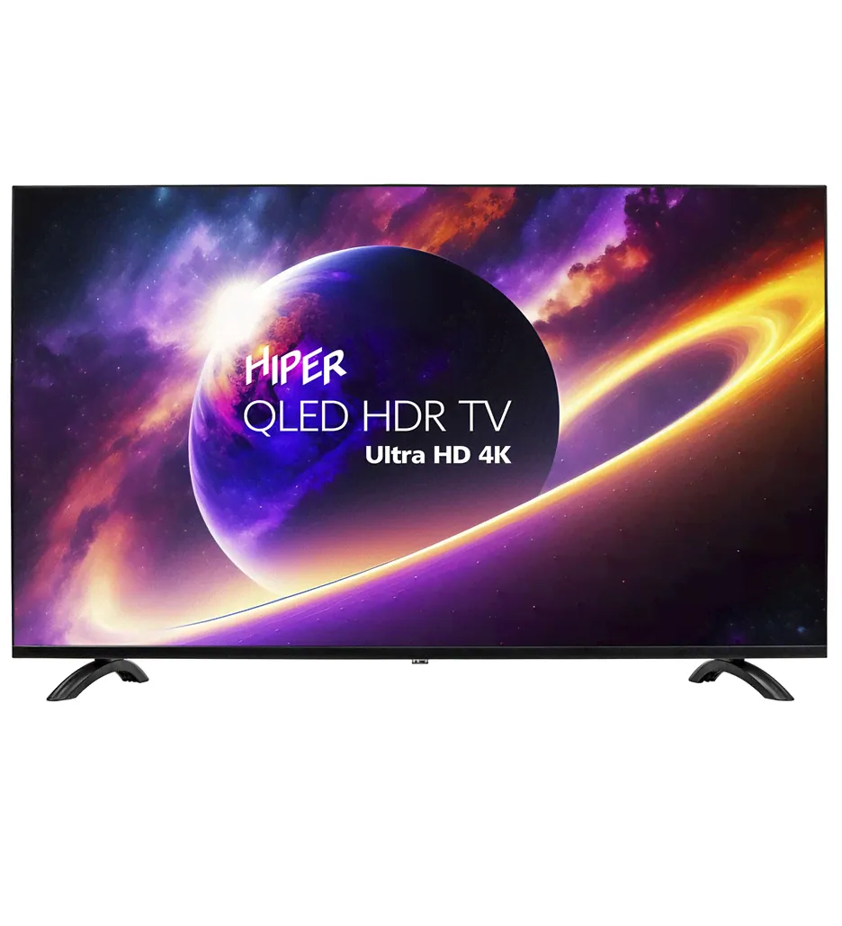 43" Телевизор HIPER QL43UD700AD QLED черный 3840x2160, 4K UltraHD, 60 Гц, Wi-Fi, Smart TV, Android T