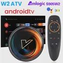 ТВ-приставка W2 ATV Android 11 Amlogic S905W2 поддержка 4K AV1 2,4 и 5G Wifi BT с пультом дистанционного управления Google Voice 2G16G 4G32G 64G Smart TV Box (art.: 3920c2309f96c)