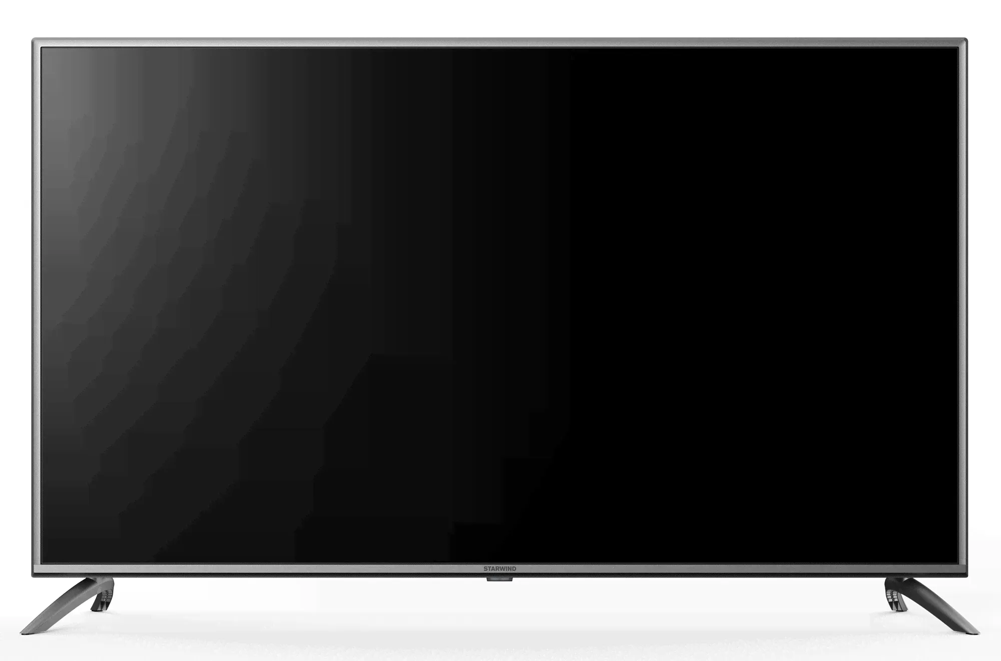 Телевизор 55" Starwind SW-LED55UG400 LED, Smart TV (Яндекс.ТВ), серый, 4K Ultra HD, 60 Гц, тюнер DVB-T/ T2/ C/ S/ S2, HDMI х3, USB х2, 2х8 Вт,