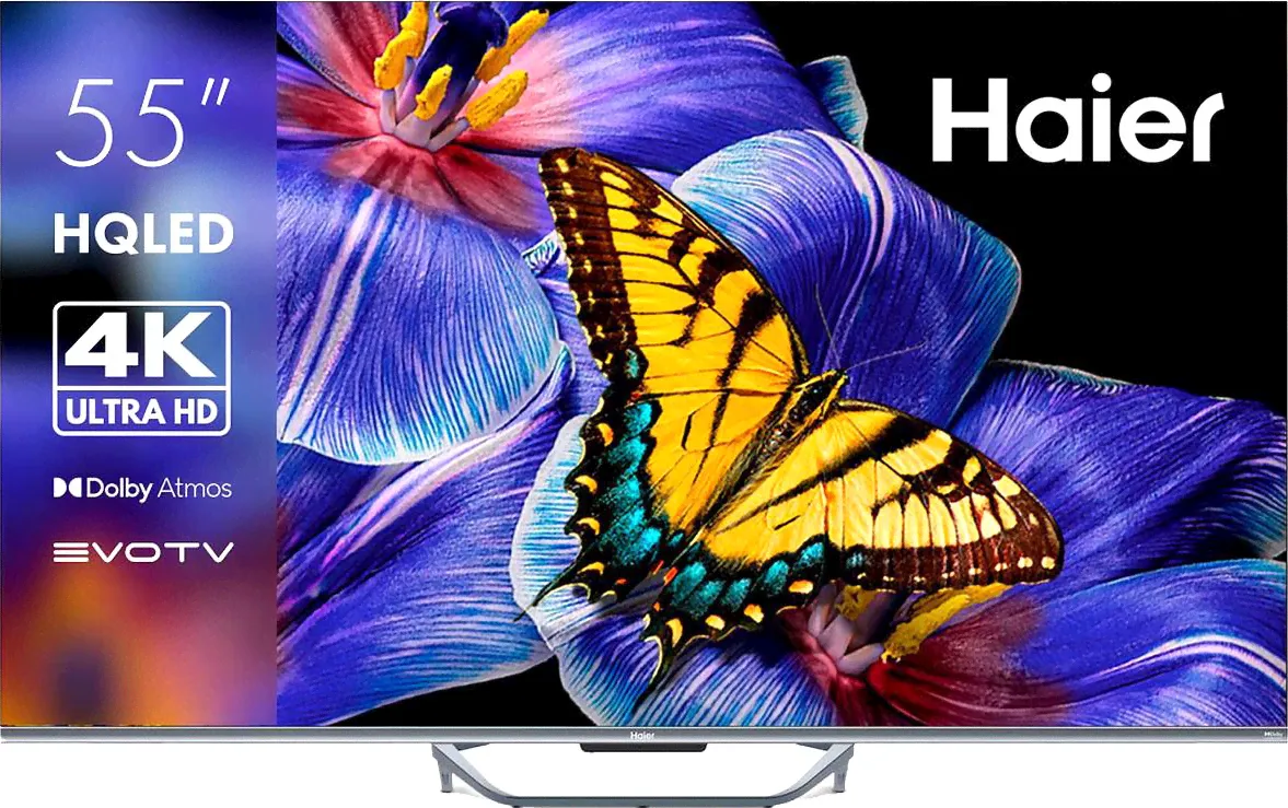 Телевизор Haier QLED 55" Smart TV S4 (серебристый)-0