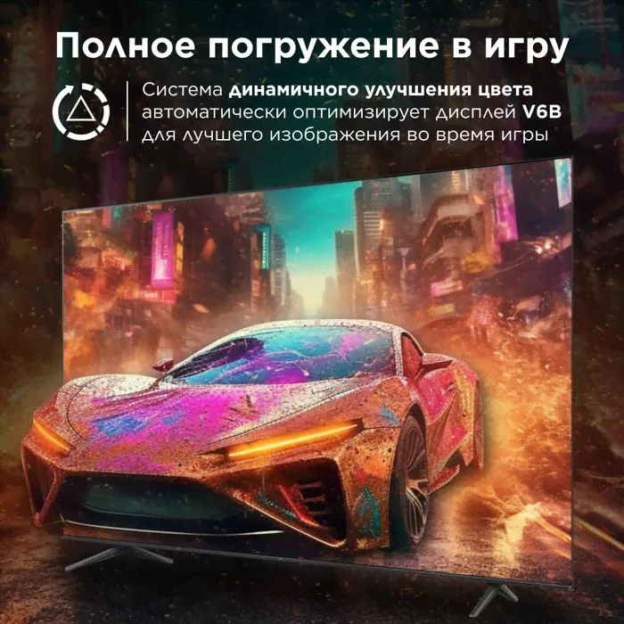 Телевизор TCL 65V6B, 65", Smart TV, 4K Ultra HD, черный-2