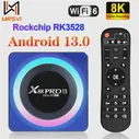 2023 Новый Smart TV Box X88 13 Pro Android 13 8K TV Box 4G 64G RK3528 WiFi6 Двойной Wifi Медиаплеер Голосовой Помощник smart TV box