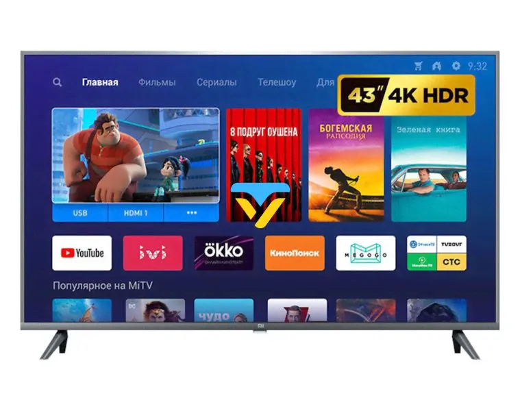 Телевизор Xiaomi Smart TV 43" U43S00 4K T2 Wi-Fi 2024-4