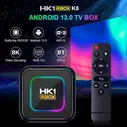 HK1 RBOX K8 RK3528 Smart TV Box Android 13 4G 128 ГБ 64 ГБ 32G 8K Wi-Fi6 BT 5,0 Медиаплеер HK1RBOX ТВ-приставка 2 ГБ + 16 ГБ