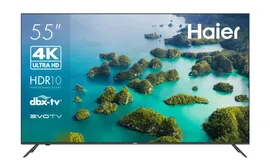 Телевизор LED 55" Haier 55 Smart TV S2 черный 4K SmartTV AndroidTV безрамочный