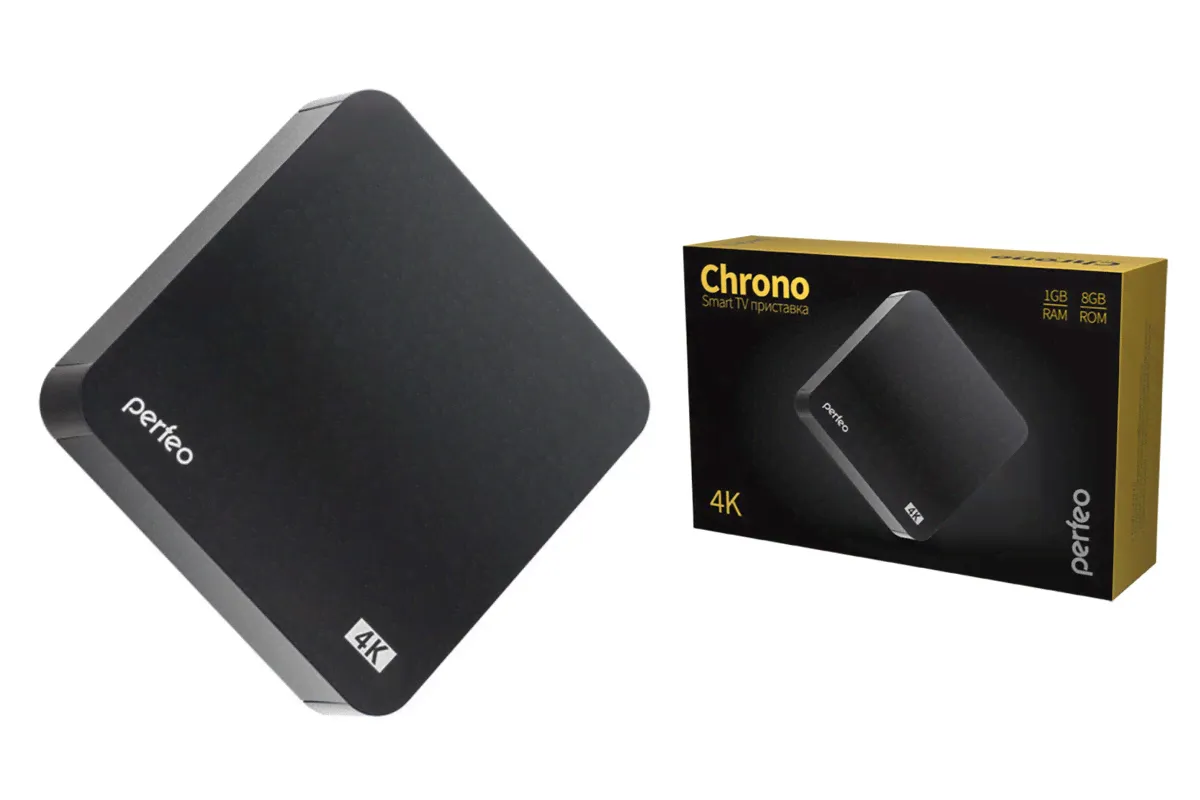 ТВ приставка Perfeo SMART TV BOX CHRONO, RK3228, 1G/8Gb, Android 7.1 PF_A4551-0