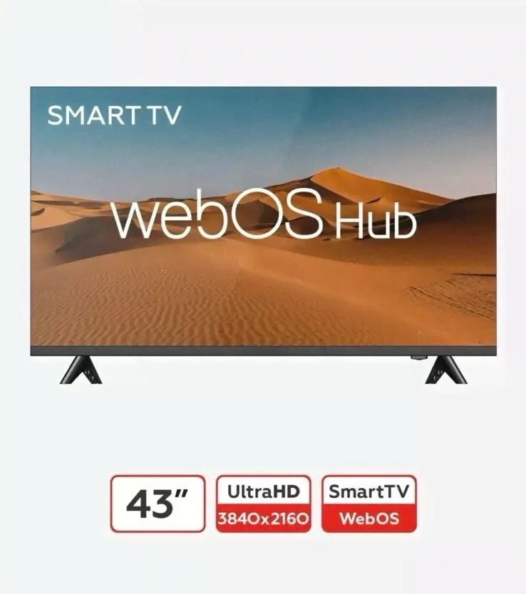 Телевизор LG-ThinQ AL Smart TV - Безрамочный экран - ДУ Аэромышь - с голосовым управлением 43" Full HD, черный-0