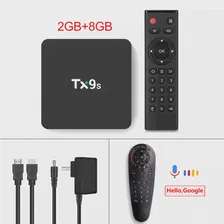 ТВ-приставка TX9s Android Smart TV Box Amlogic S912 2 ГБ 8 ГБ 4K 60 кадров в секунду, ТВ-приставка 2,4G Wifi 1000M Google Assistant Voice tanix tx9s телеприставка (art.: 3920c066b1d87)