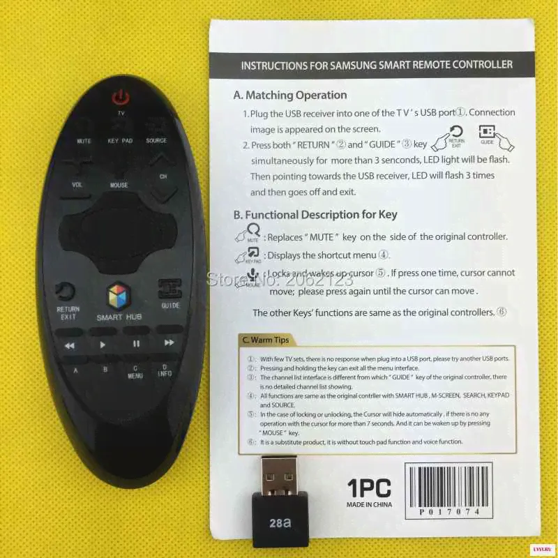 Замена пульта дистанционного управления для SMART TV RMCTPH1AP1 remote control replacement remote