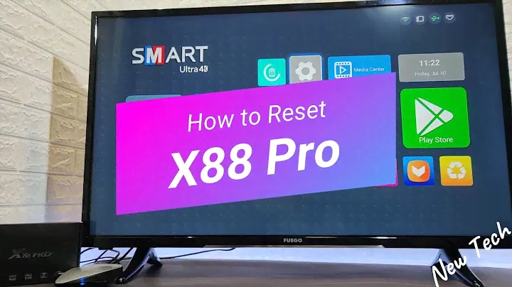 Как сбросить настройки Android Smart Box X88 Pro
