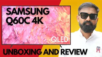 Samsung Q60C 4K QLED TV Unboxing & Review | Should You Buy in 2024? - Hindi