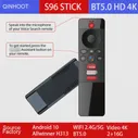 S96 Smart TV Stick Android 10 4K Smart Android TV Box 2,4 G/5,8G Двойной WiFi Smart TV Box H.265 медиаплеер ТВ-ресивер телеприставка b