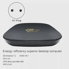 V88 Mini Smart TV Box Android 12 Allwinner H3 Quad Core 2.4g Wi-Fi 8K SET Top Box 8GB+128GB Media Player-EU Plug