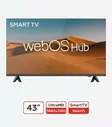 Телевизор LG-ThinQ AL Smart TV - Безрамочный экран - ДУ Аэромышь - с голосовым управлением 43" Full HD, черный