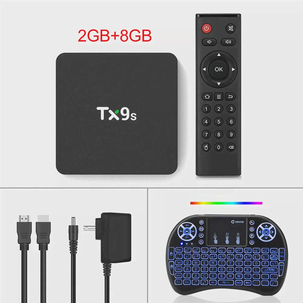 ТВ-приставка TX9s Android Smart TV Box Amlogic S912 2 ГБ 8 ГБ 4K 60 кадров в секунду, ТВ-приставка 2,4G Wifi 1000M Google Assistant Voice tanix tx9s телеприставка (art.: 3920c066b1d87)-4