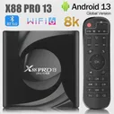 X88 Pro 13 Ultra HD 8K Smart TV Box Android 13.0 RK3528 2GB1