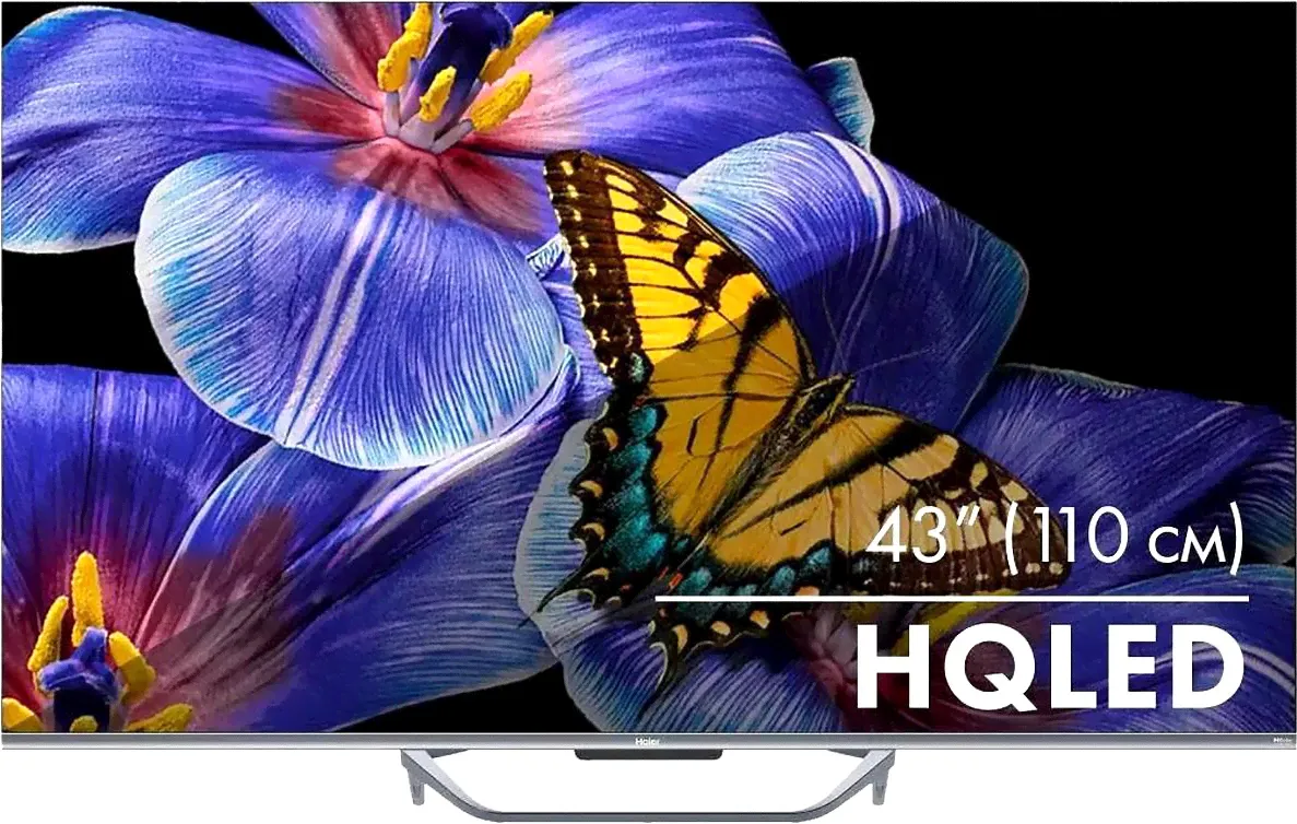 Телевизор Haier QLED 43" Smart TV S4 (серебристый)-0