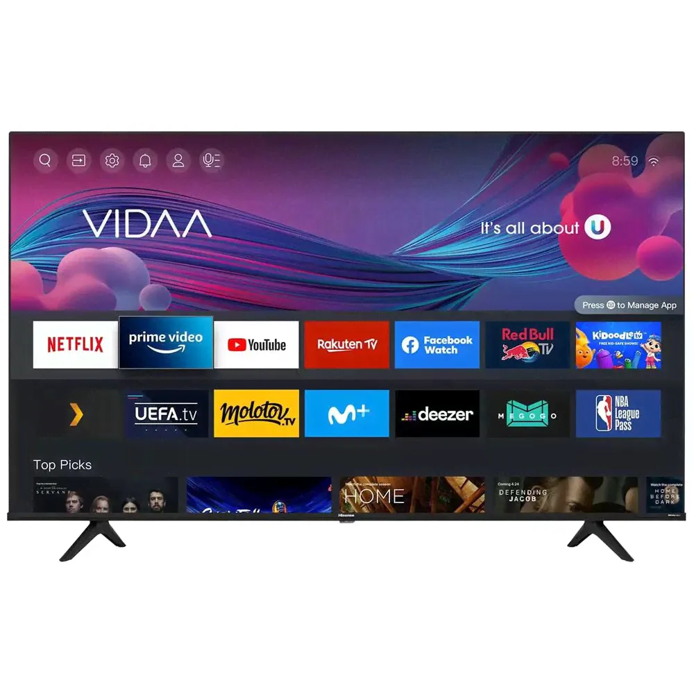 Телевизор 75" Hisense 75A6BG (4K Ultra HD 3840x2160, Smart TV) черный-0